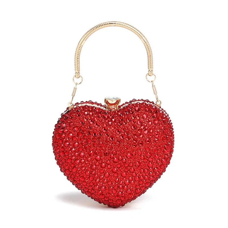 Heart Crystal Clutch