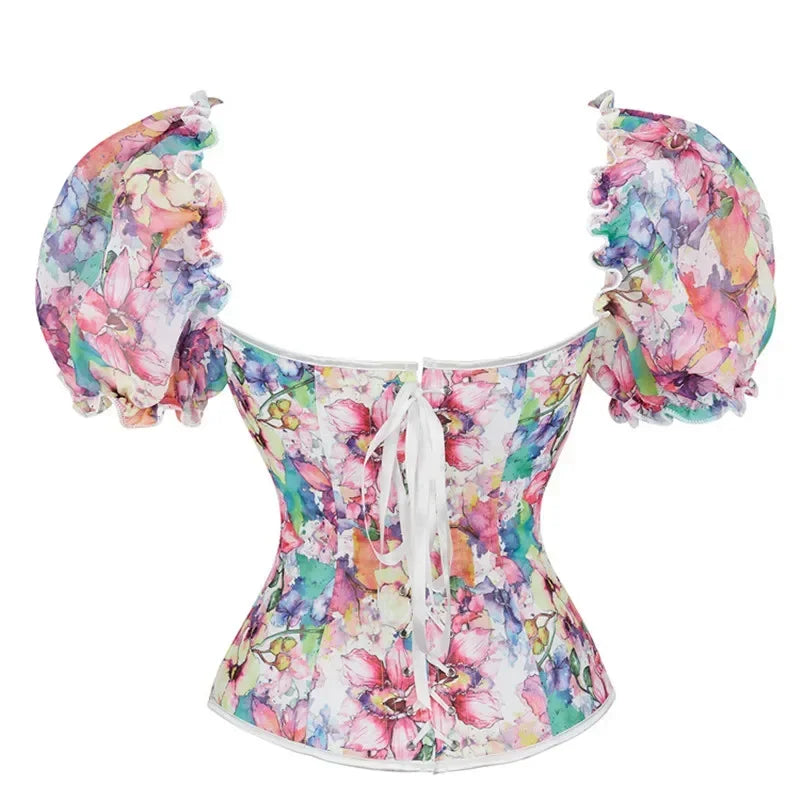 Pastel Floral Fields Corsets