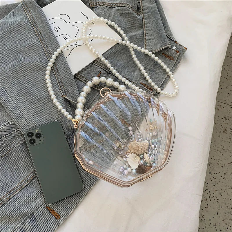 Transparent Seashell Bag