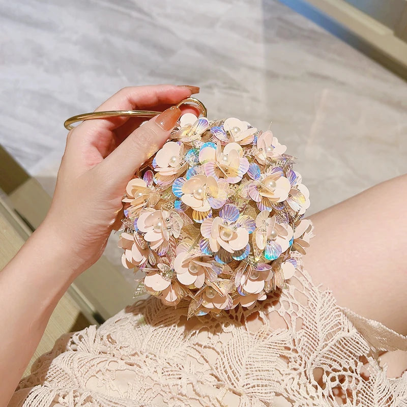 Flower Ball Clutch