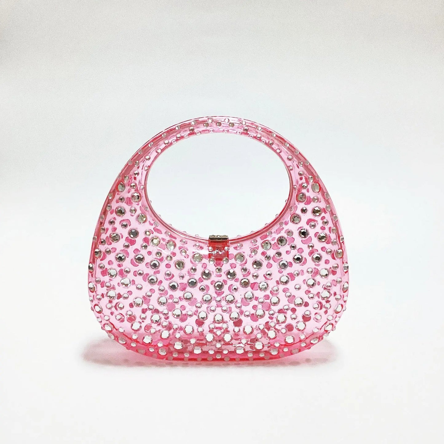 Rhinestone Acrylic Clutch