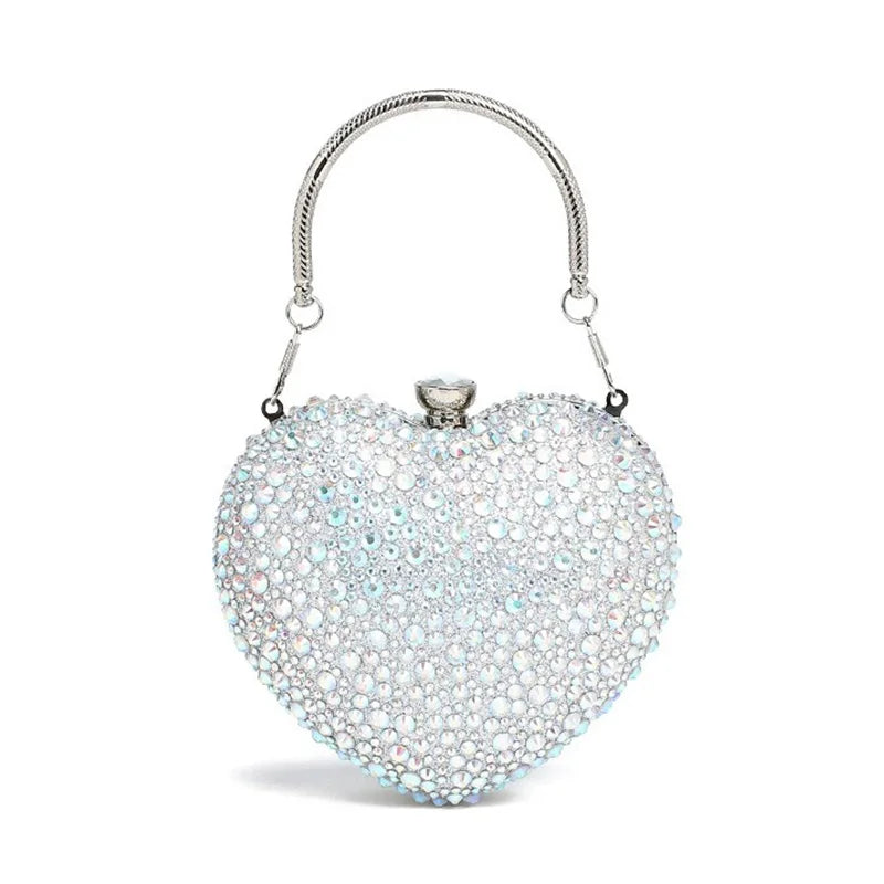 Heart Crystal Clutch