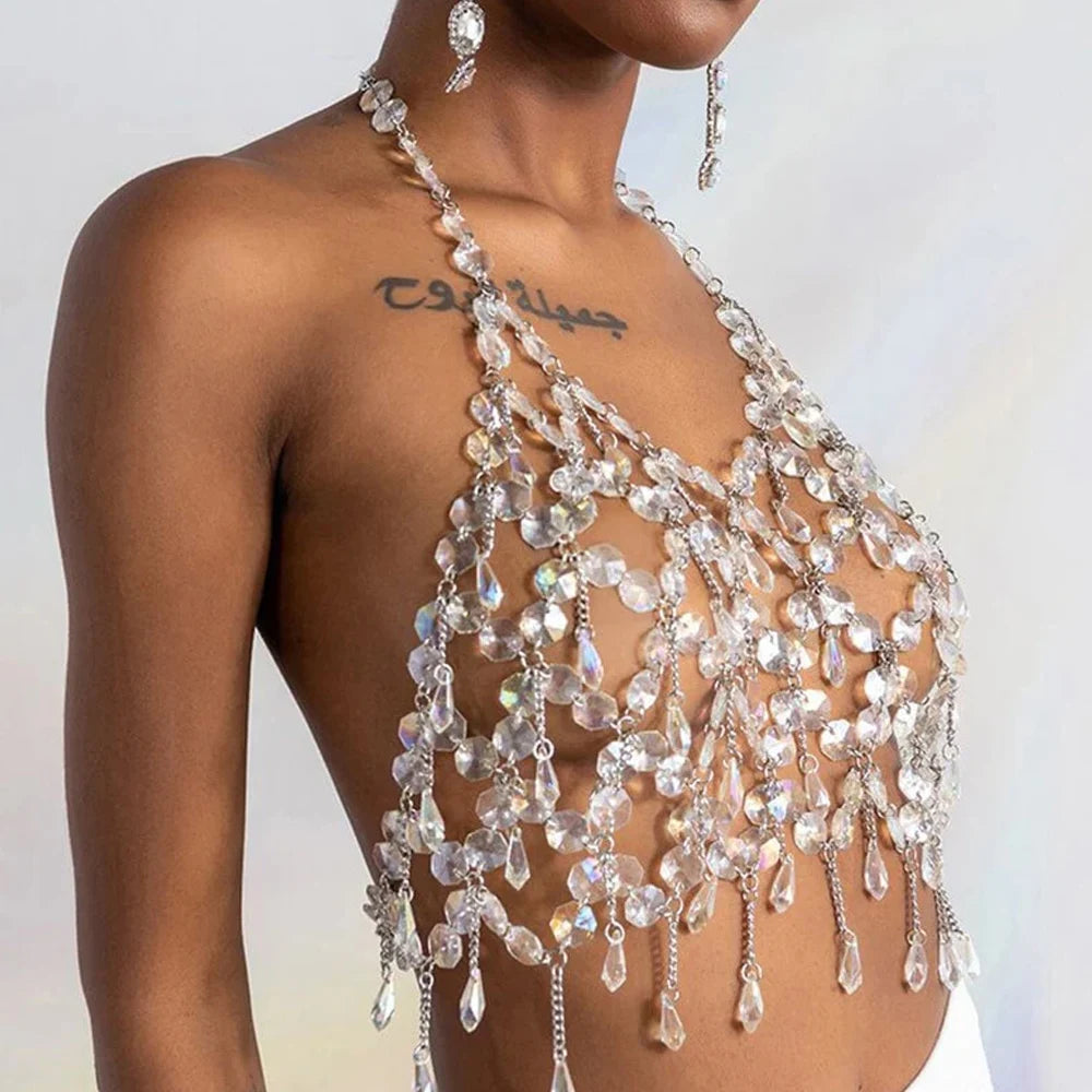 Crystal Chain Halter