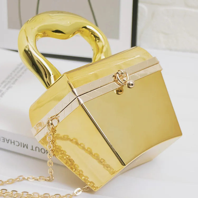 Gold Chrome Purse