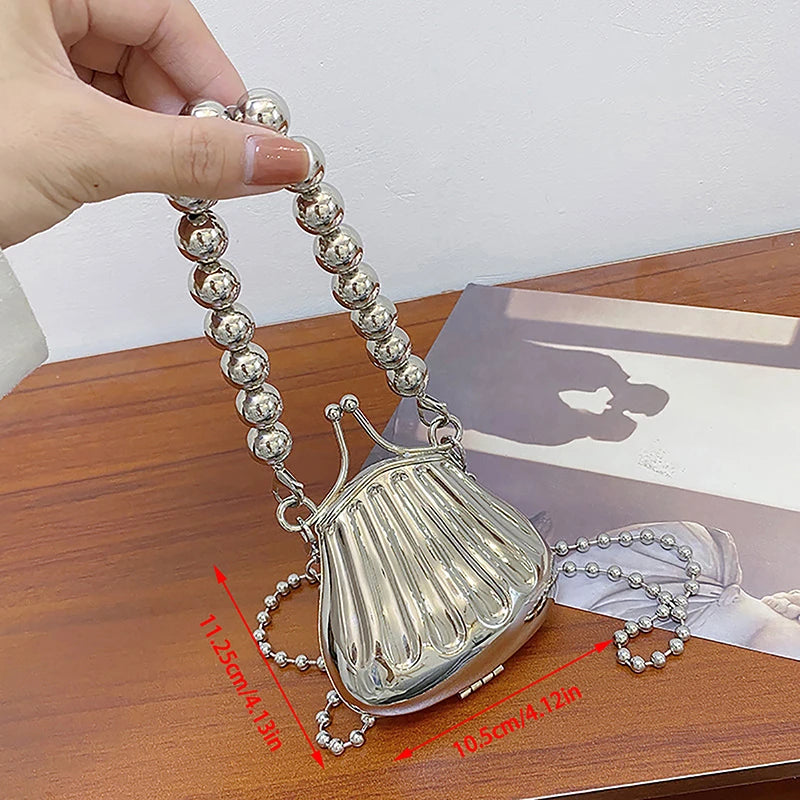 Metal Shell Mini Purse