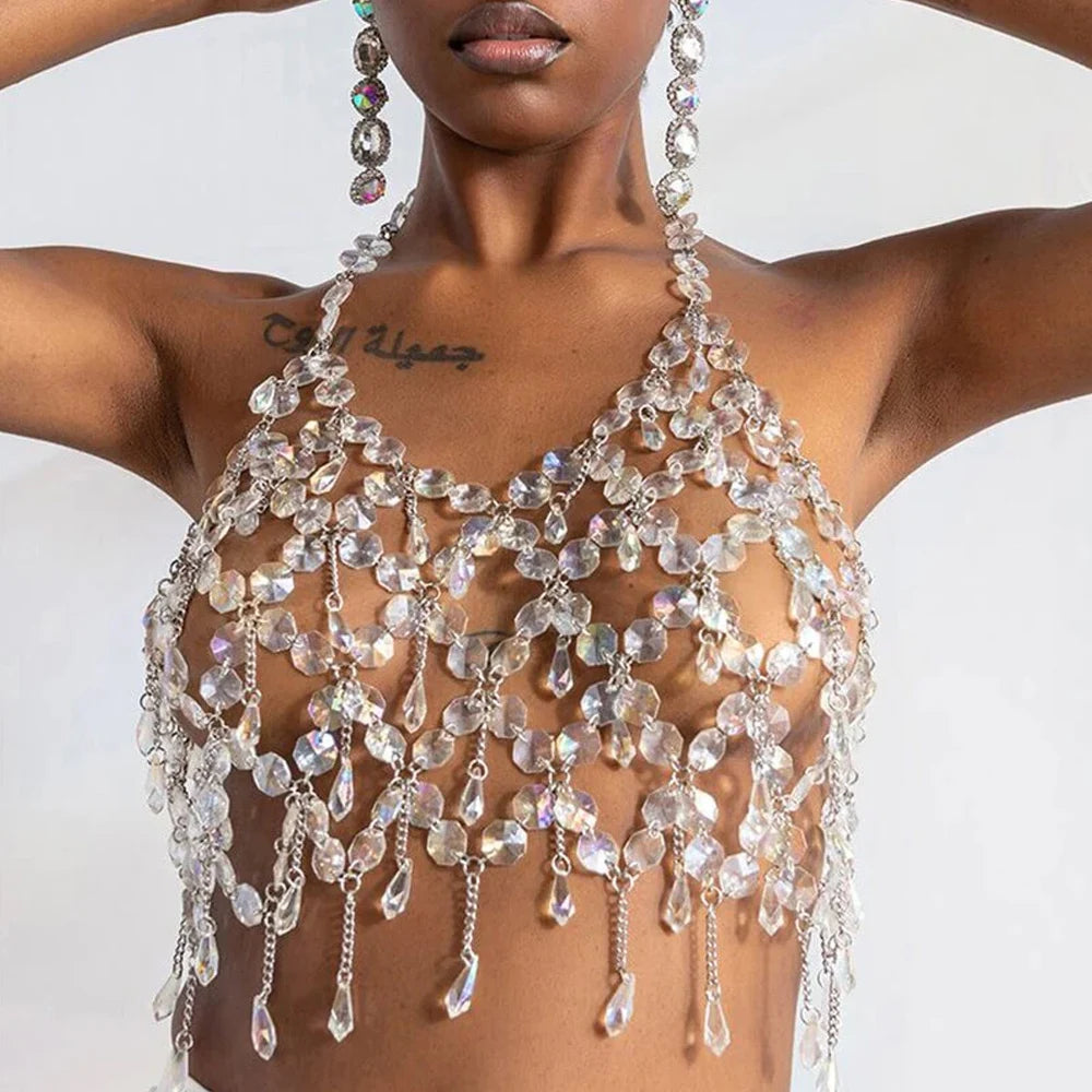 Crystal Chain Halter