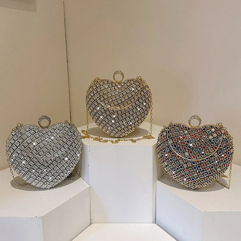 Diamond Heart Purse