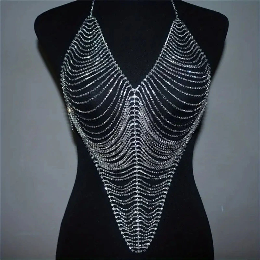 Rhinestone Body Chain