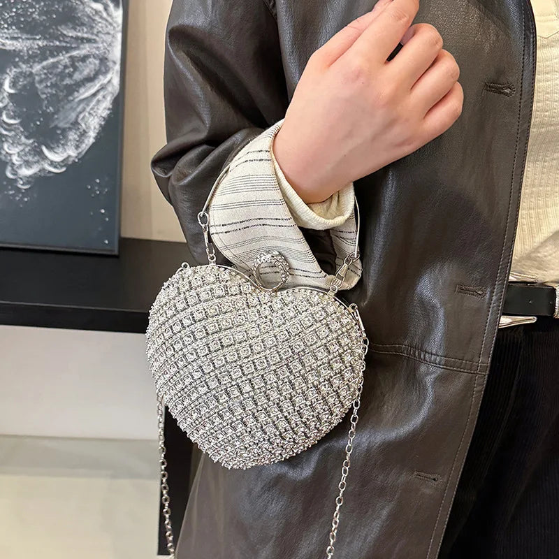 Diamond Heart Purse