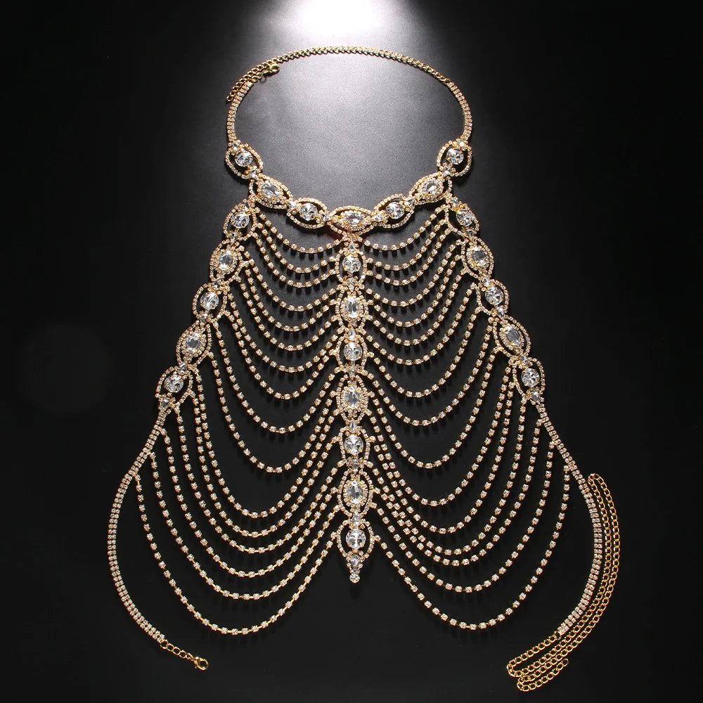 Rhinestone Body Chain