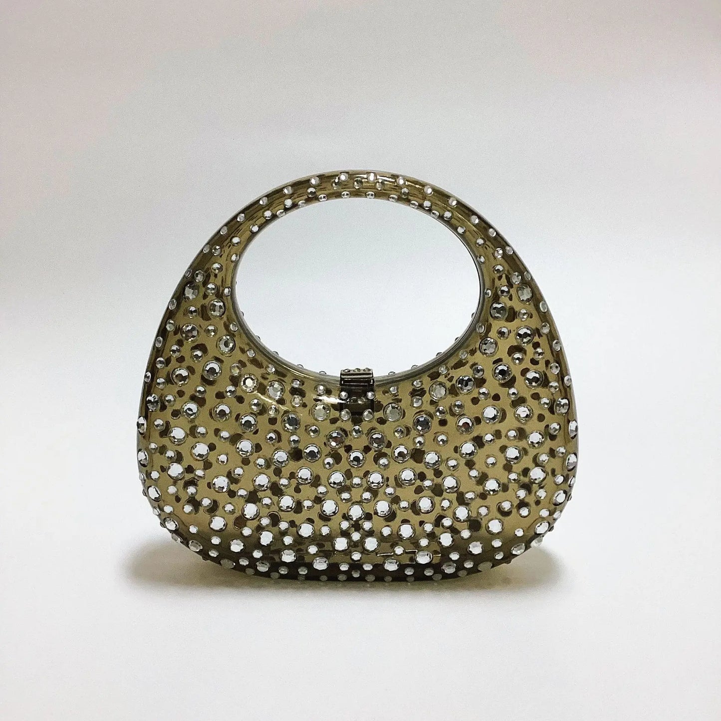 Rhinestone Acrylic Clutch