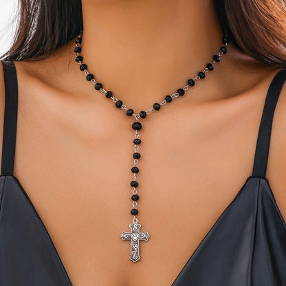 Rosary Choker Necklace