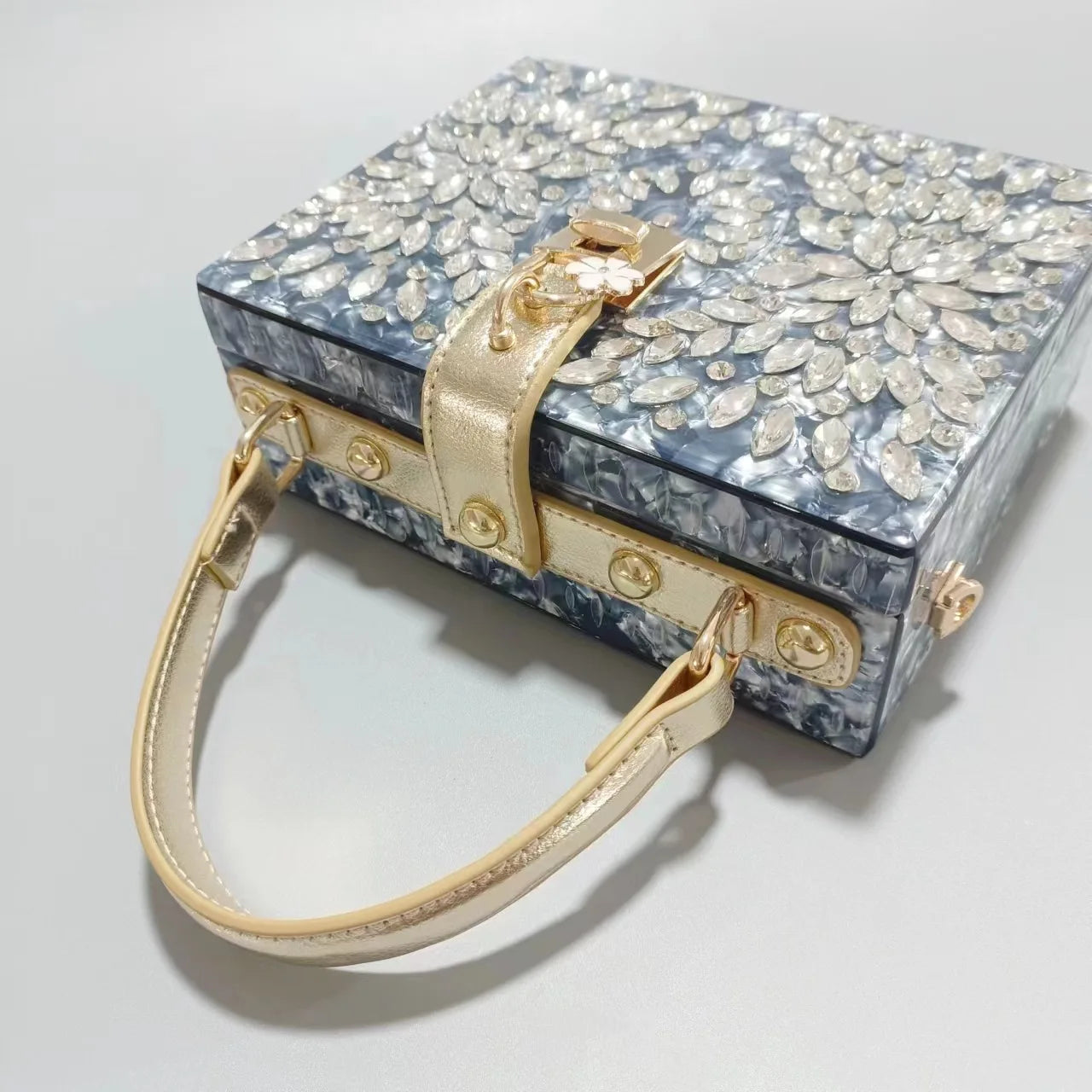 Rhinestone Acrylic Handbag