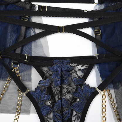 Floral Lace Tutu Lingerie Set