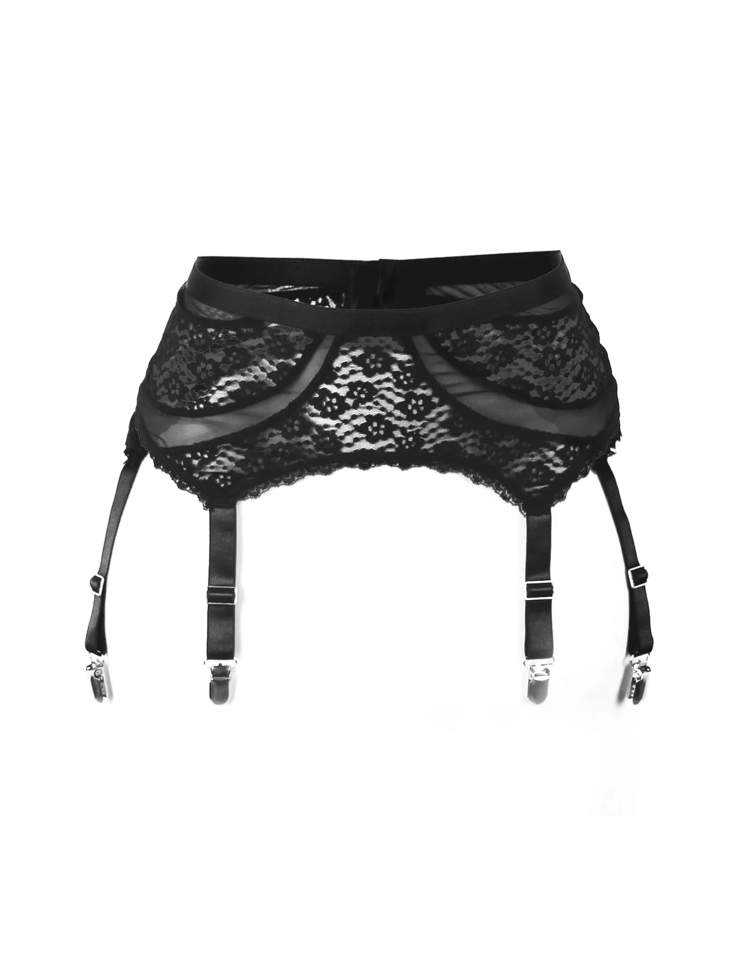 Retro Lace Garter Belt