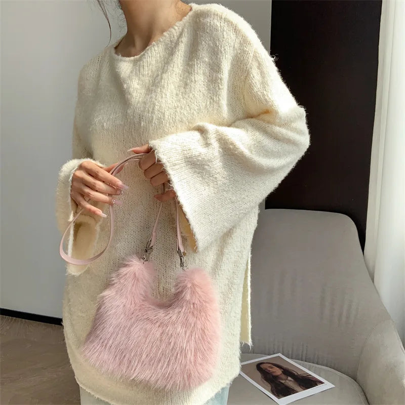 Faux Fur Purse