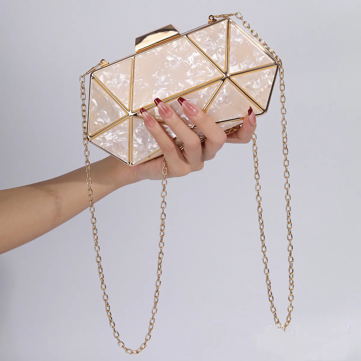 Geometric Irredesent Clutch