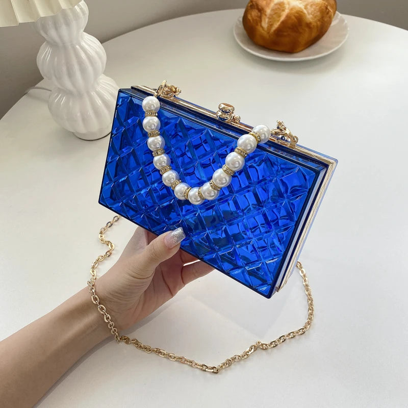 Transparent Quilted Purse