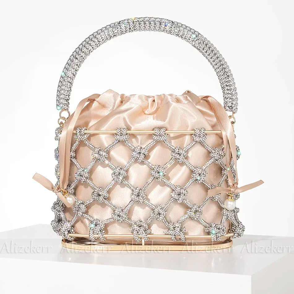 Rhinestone Rope Clutch