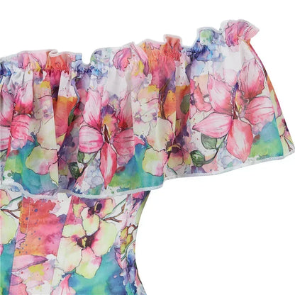 Pastel Floral Fields Corsets