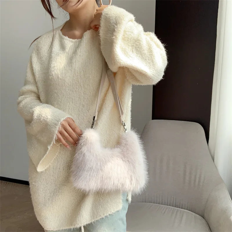 Faux Fur Purse