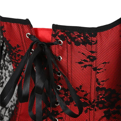Lace Long Sleeve Corset
