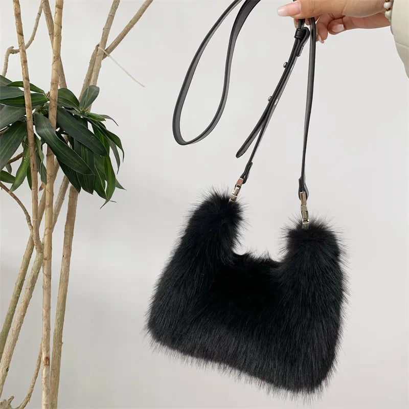 Faux Fur Purse