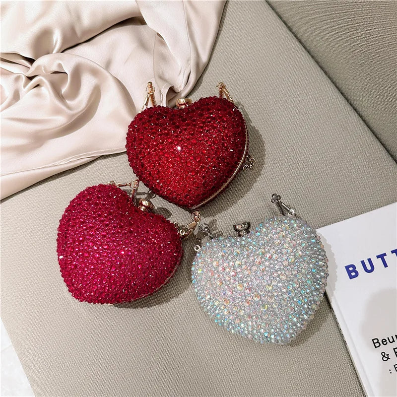 Heart Crystal Clutch