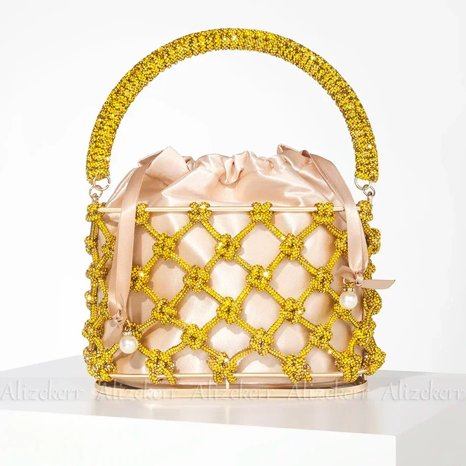 Rhinestone Rope Clutch