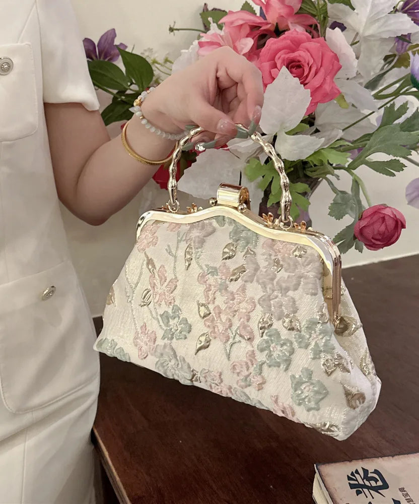 Flower Embroidery Vintage Handbag