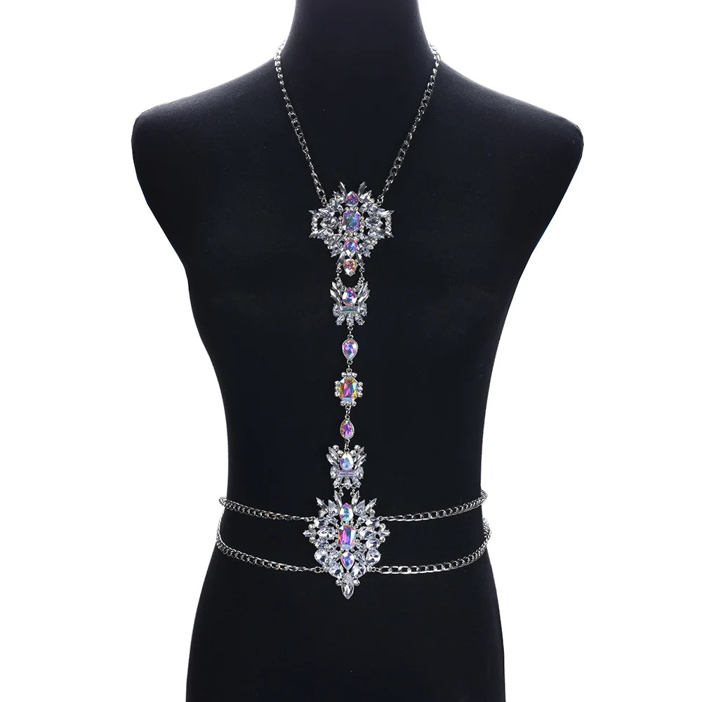 Crystal Rhinestone Body Chain