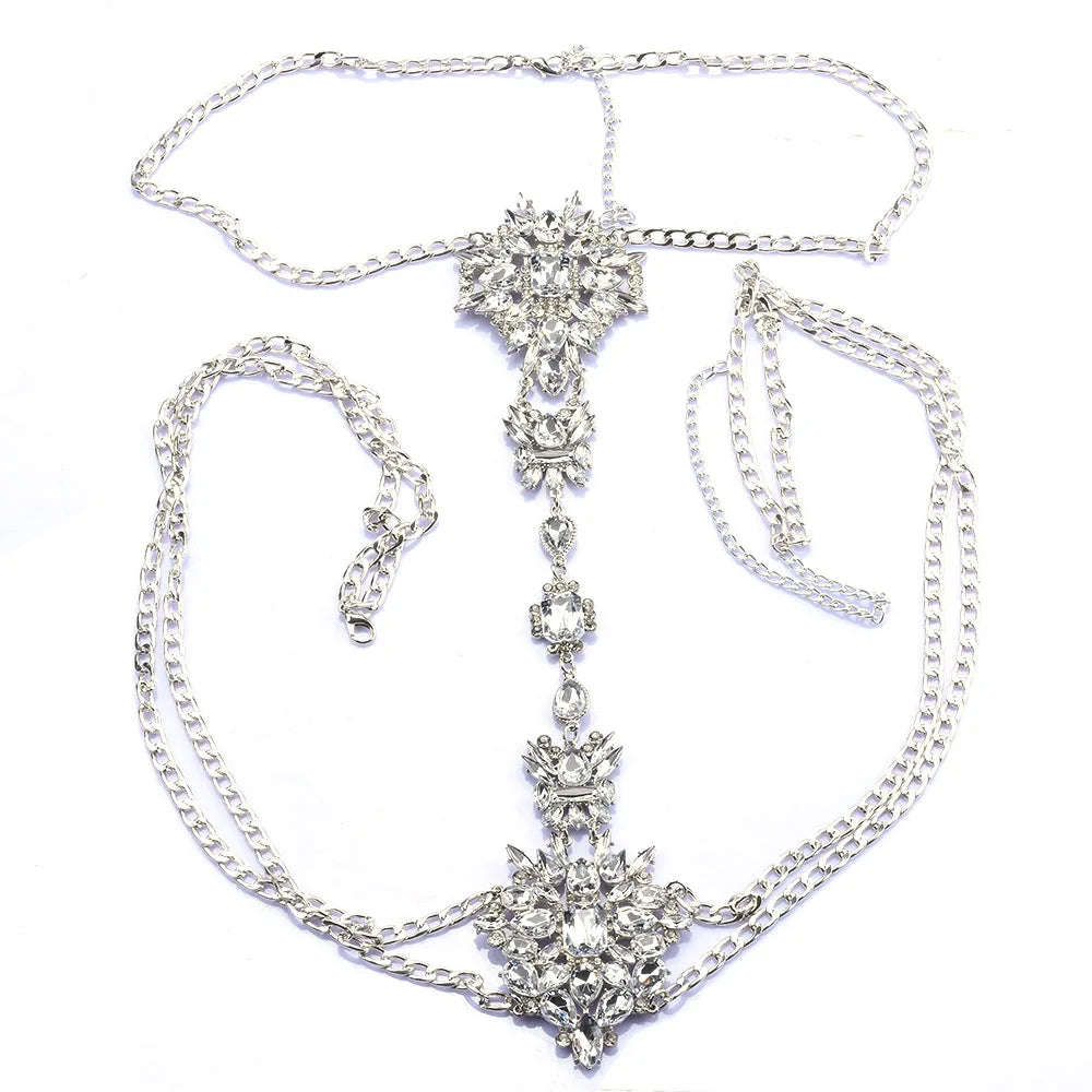 Crystal Rhinestone Body Chain