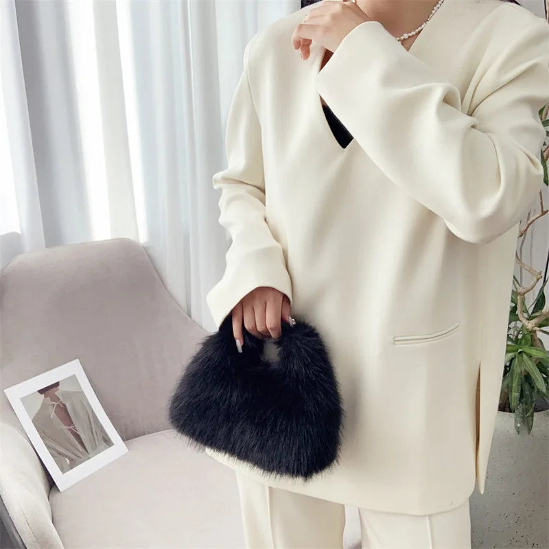 Faux Fur Purse