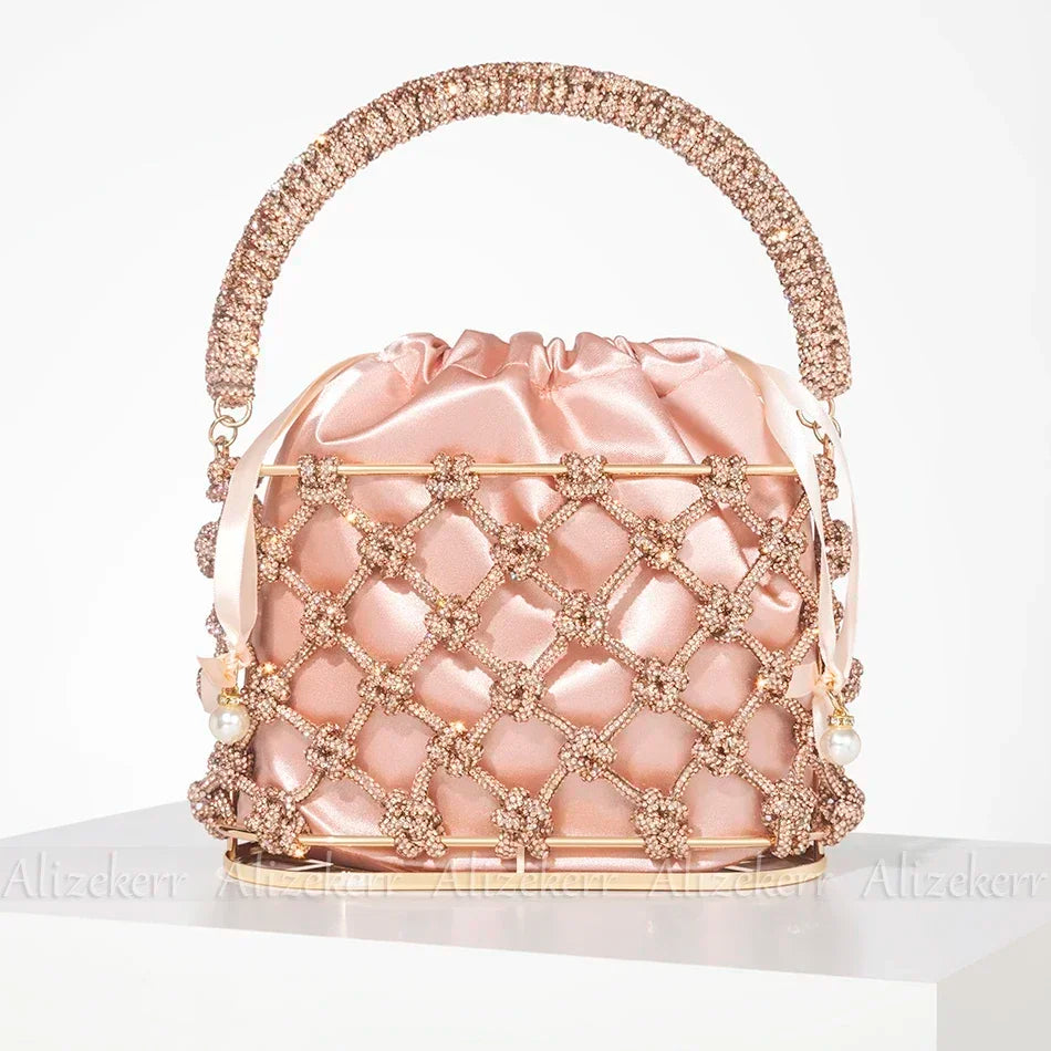 Rhinestone Rope Clutch