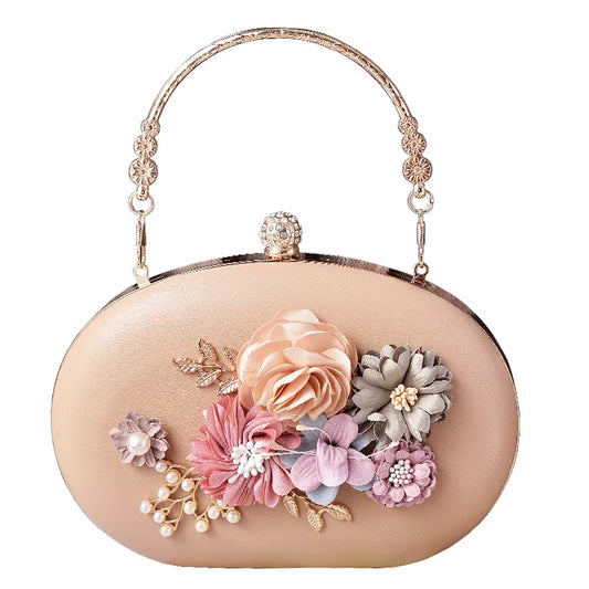 3D Floral Clutch