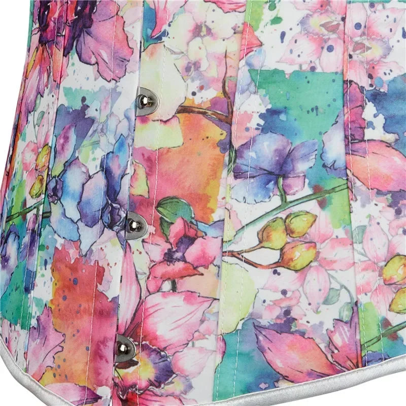 Pastel Floral Fields Corsets