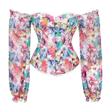 Pastel Floral Fields Corsets