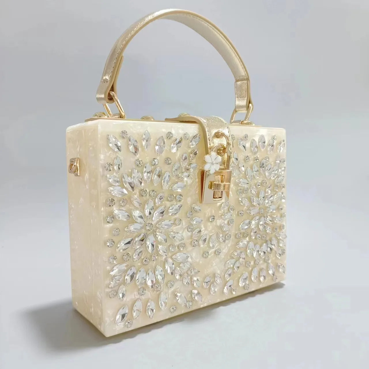 Rhinestone Acrylic Handbag