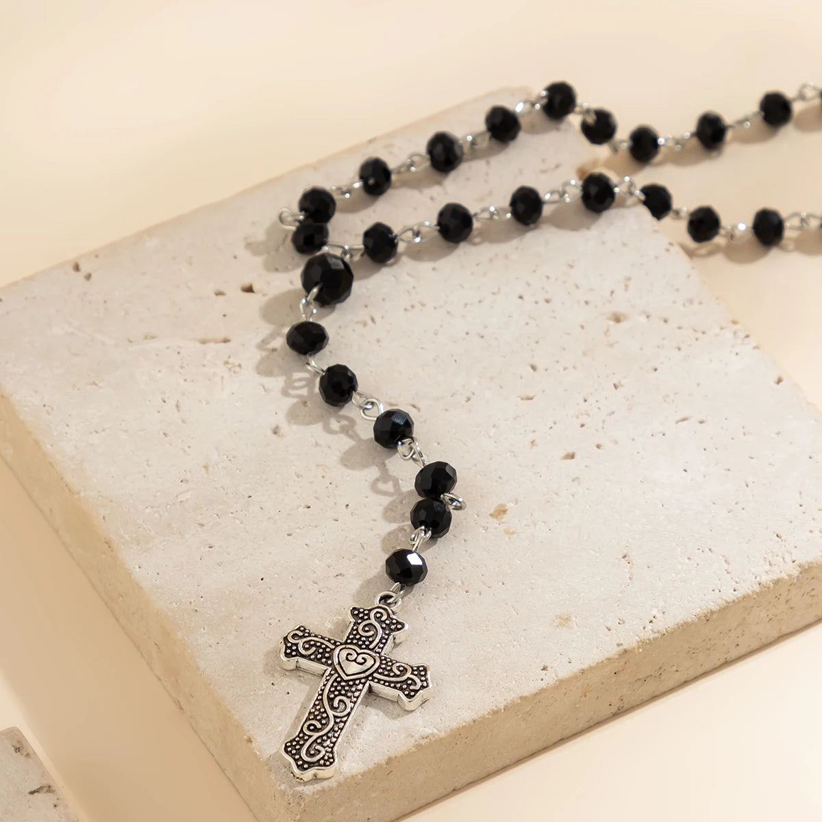 Rosary Choker Necklace