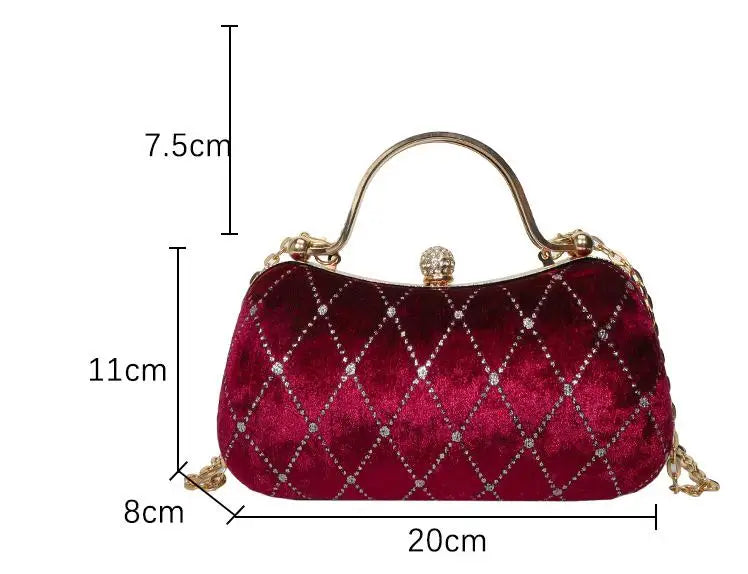 Retro Velvet Purse