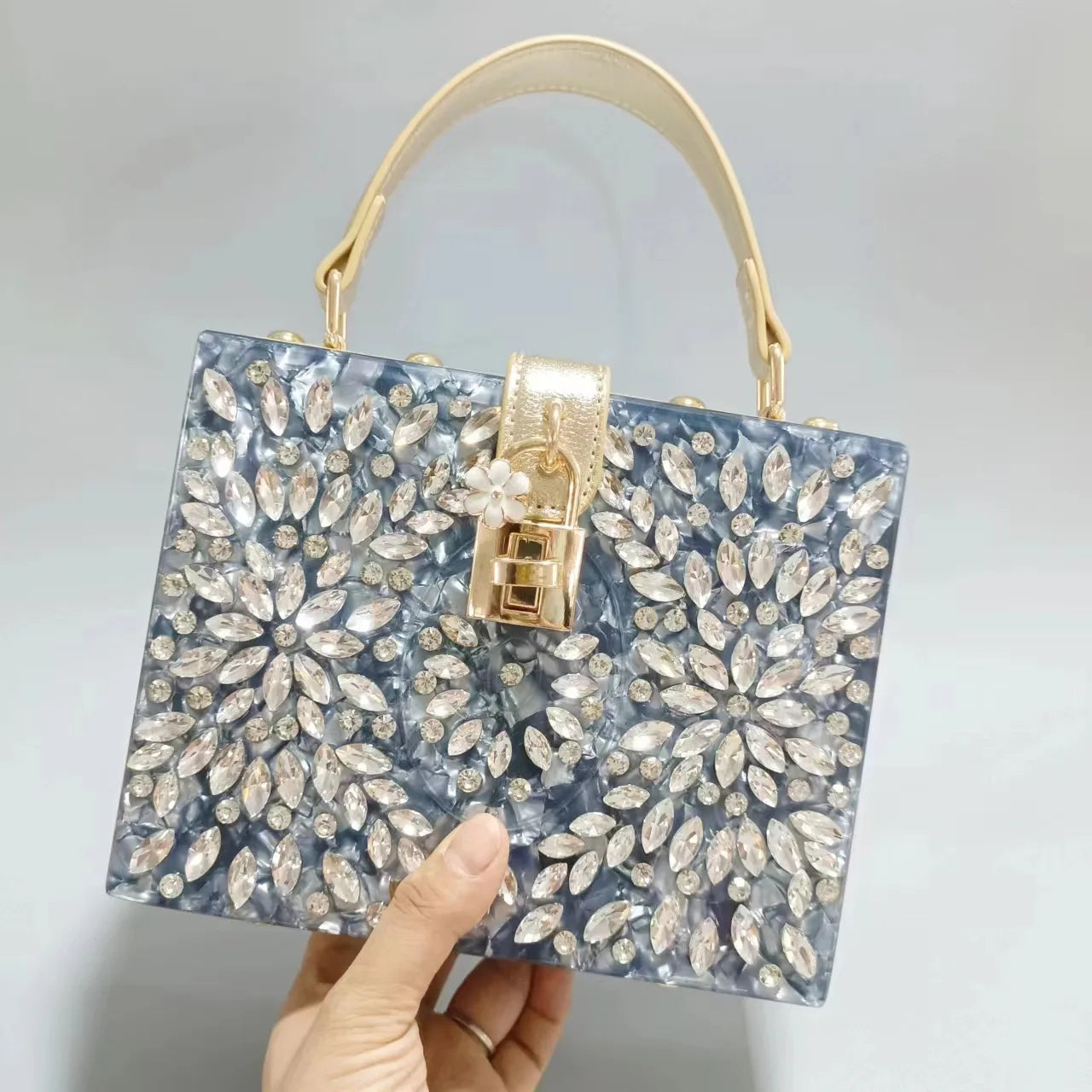 Rhinestone Acrylic Handbag