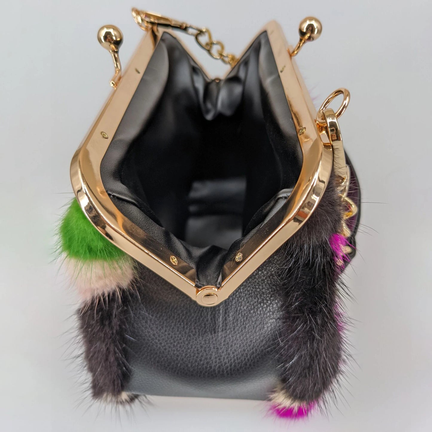 Fur Patchwork Purse