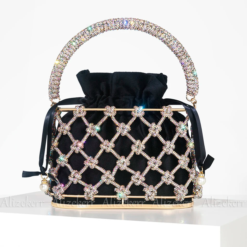 Rhinestone Rope Clutch