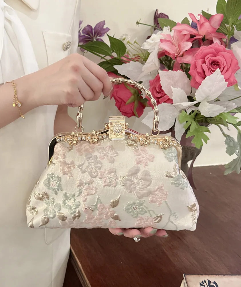 Flower Embroidery Vintage Handbag