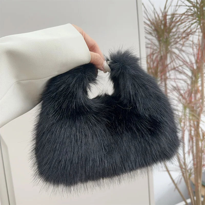 Faux Fur Purse