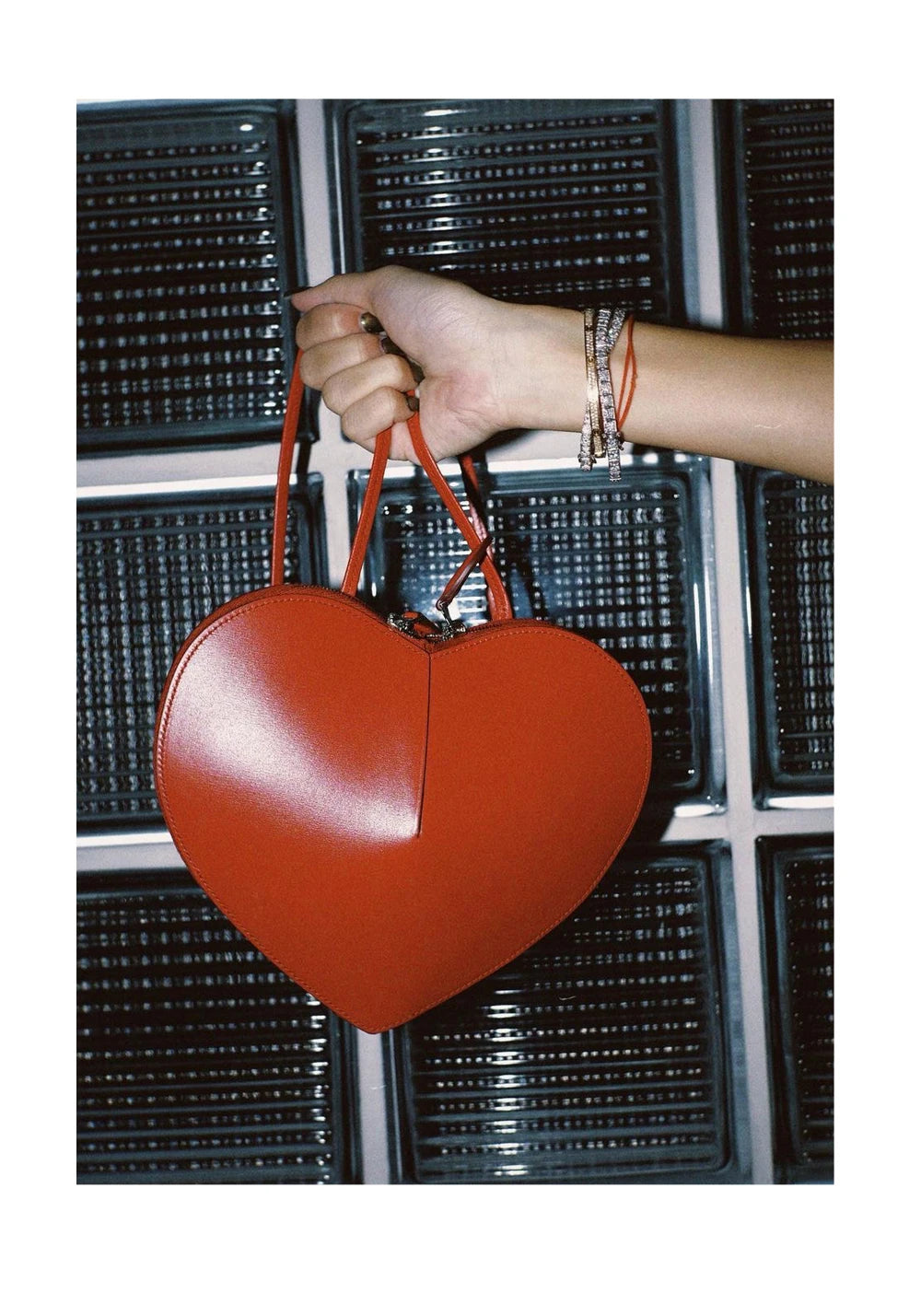 Faux Heart Handbag