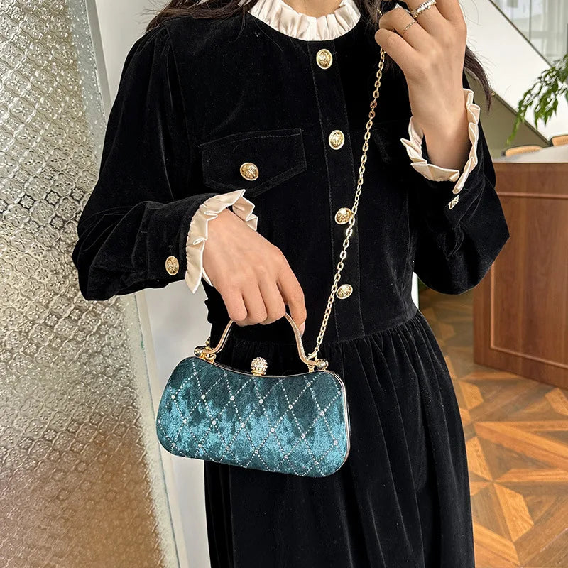 Retro Velvet Purse