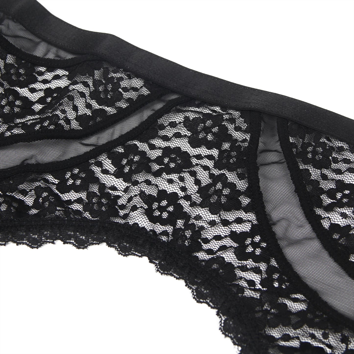 Retro Lace Garter Belt
