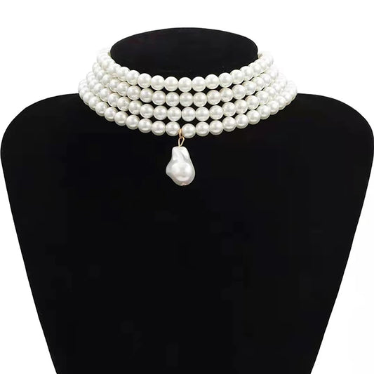Pearl Collar Choker