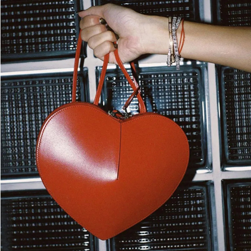 Faux Heart Handbag